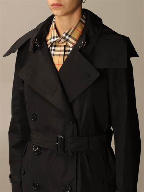 burberry brit mantel damen schwarz|burberry mantel aus kaschmir.